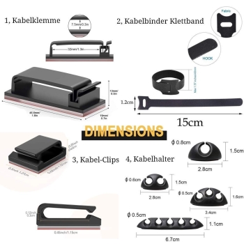 100 sztuk rzepowe opask taśmy samoprzylepne organizery [13150000380]